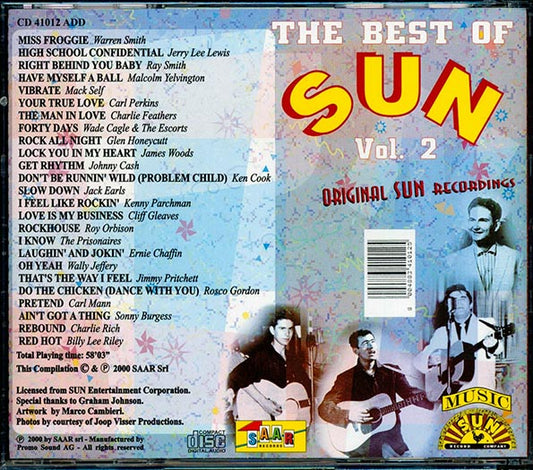 Carl Perkins, Jerry Lee Lewis, Johnny Cash, Etc. - The Best Of Sun Volume 2 (incl. large booklet)