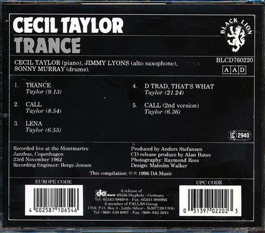 Cecil Taylor - Trance