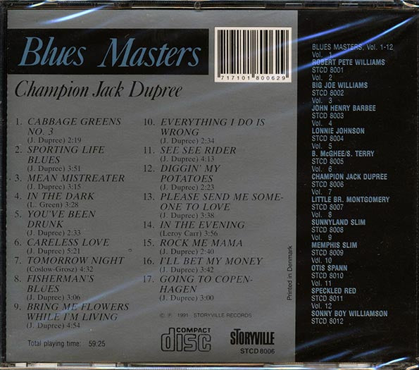 Champion Jack Dupree - Blues Masters Volume 6