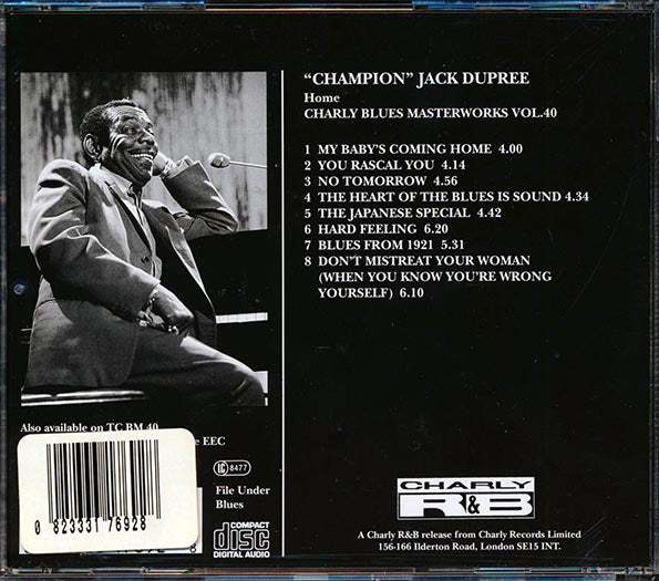 Champion Jack Dupree - Home: Charly Blues Masterworks Vol. 40