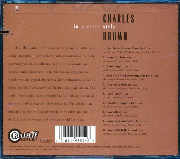 Charles Brown - In A Grand Style (marked/ltd stock)
