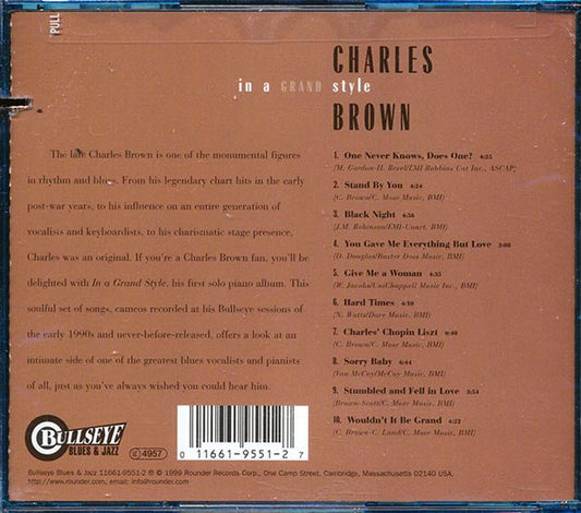 Charles Brown - In A Grand Style (marked/ltd stock)
