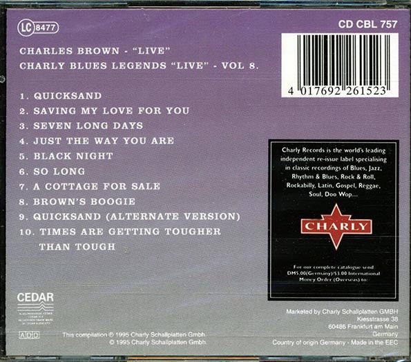 Charles Brown - Live