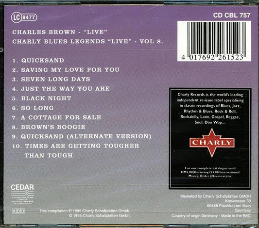 Charles Brown - Live