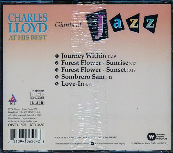 Charles Lloyd - At His Best: Giants Of Jazz 5