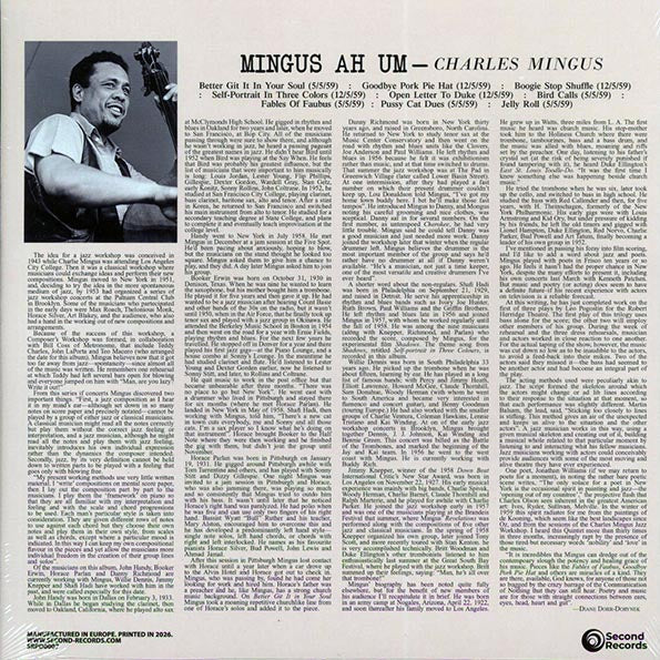 Charles Mingus - Mingus Ah Um (180g) (yellow vinyl)