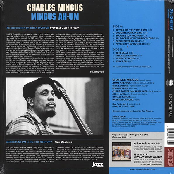 Charles Mingus - Mingus Ah Um (+bonus track) (ltd. ed.) (180g) (purple vinyl)