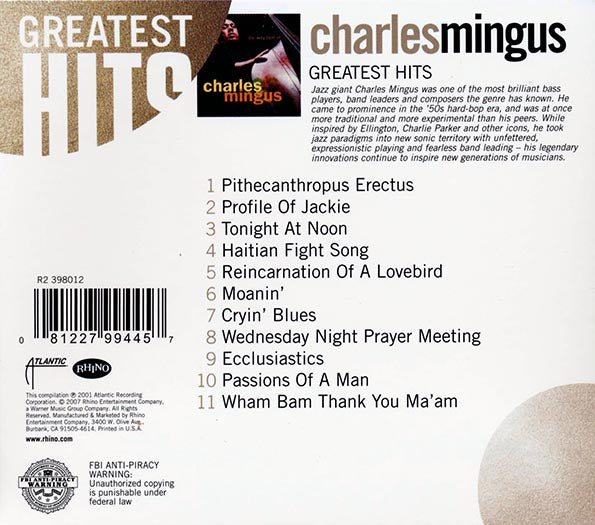 Charles Mingus - The Very Best Of Charles Mingus