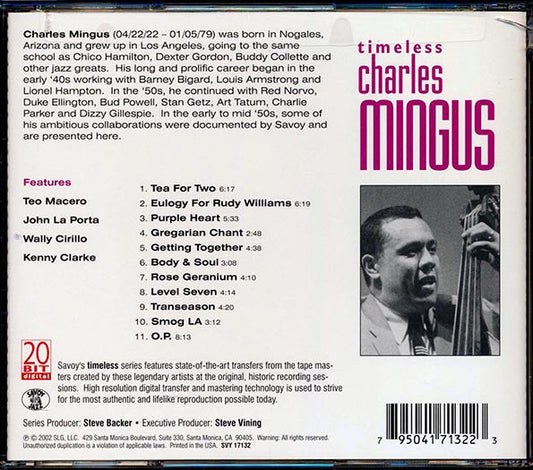 Charles Mingus - Timeless (marked/ltd stock)