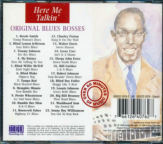 Charley Patton, Tampa Red, Washboard Sam, Etc. - Here Me Talkin': The Essential Recordings Of Original Blues Bosses (22 tracks)