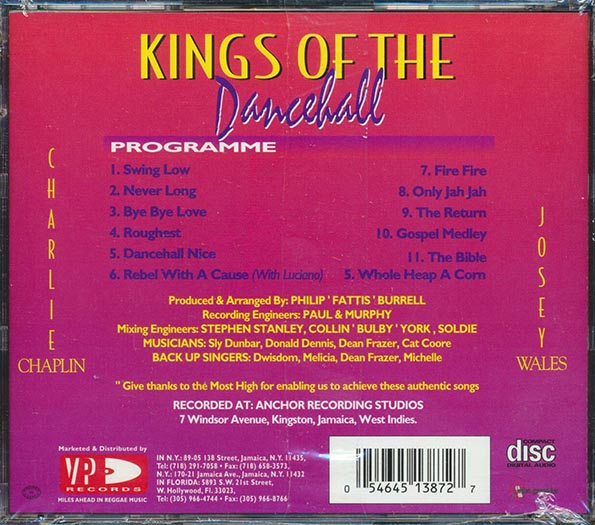 Charlie Chaplin, Josey Wales - Kings Of The Dancehall