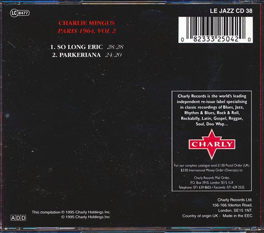 Charlie Mingus - Paris 1964, Volume 2