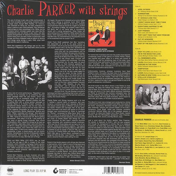 Charlie Parker - Charlie Parker With Strings (ltd. ed.) (180g) (blue vinyl)