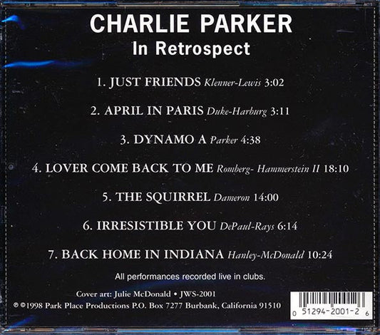 Charlie Parker - In Retrospect