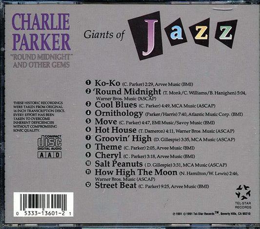 Charlie Parker - Round Midnight And Other Gems