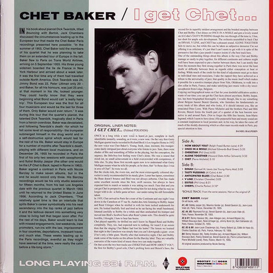 Chet Baker, Bobby Jaspar - I Get Chet (+bonus track) (ltd. ed.) (180g) (red vinyl)