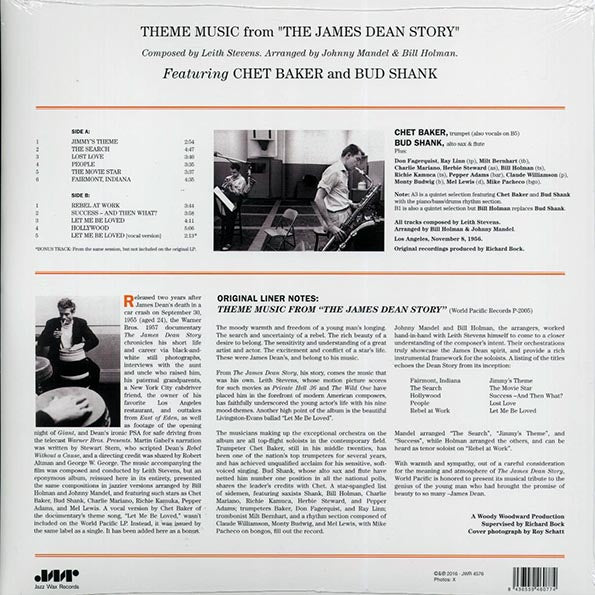 Chet Baker, Bud Shank - Theme Music From 'The James Dean Story' (ltd. ed.) (180g) (remastered)
