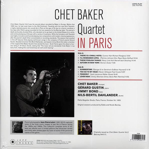Chet Baker Quartet - In Paris (ltd. ed.) (180g)