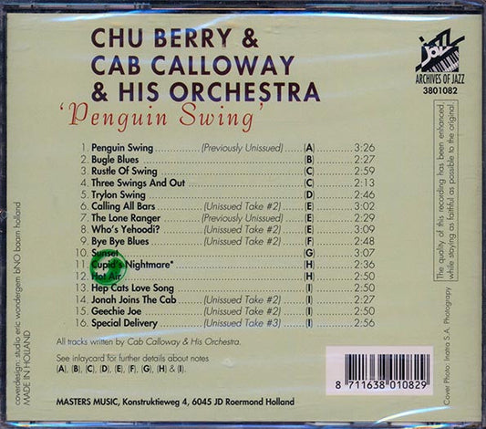 Chu Berry, Cab Calloway - Penguin Swing (incl. large booklet)