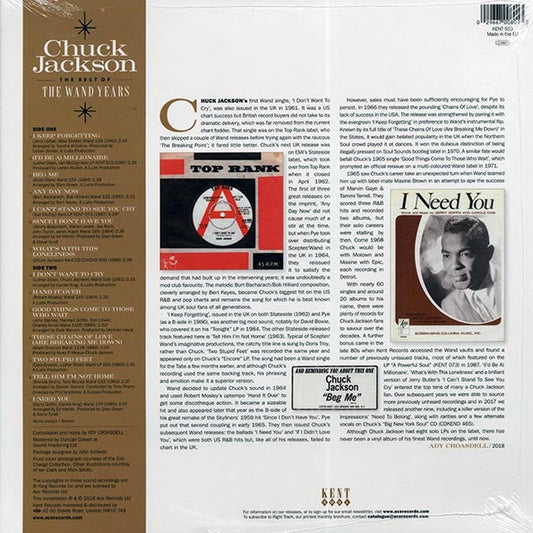 Chuck Jackson - The Best Of The Wand Years