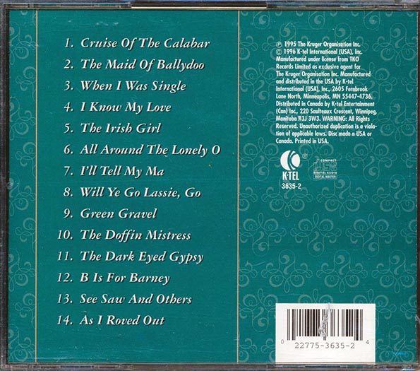Clancy Brothers, David Hammond - Irish Traditional Folk Songs (marked/ltd stock)