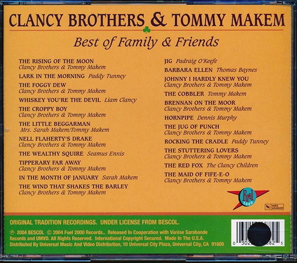 Clancy Brothers, Tommy Makem - Best Of Family & Friends (marked/ltd stock)