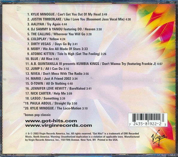 Coldplay, Paula Abdul, Moby, Etc. - Got Hits! Perfect Pop Album