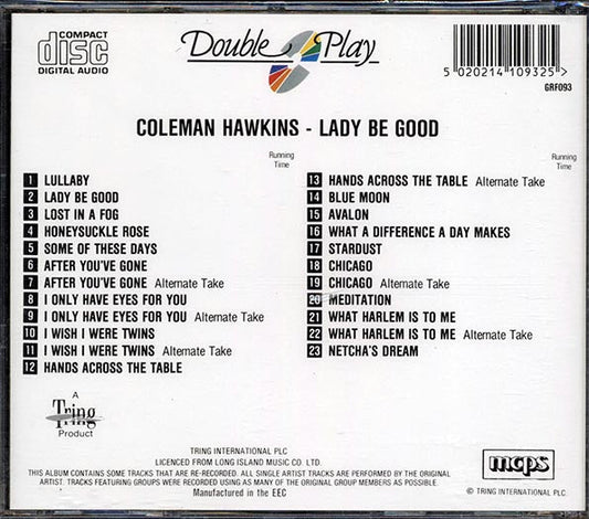 Coleman Hawkins - Lady Be Good (23 tracks)
