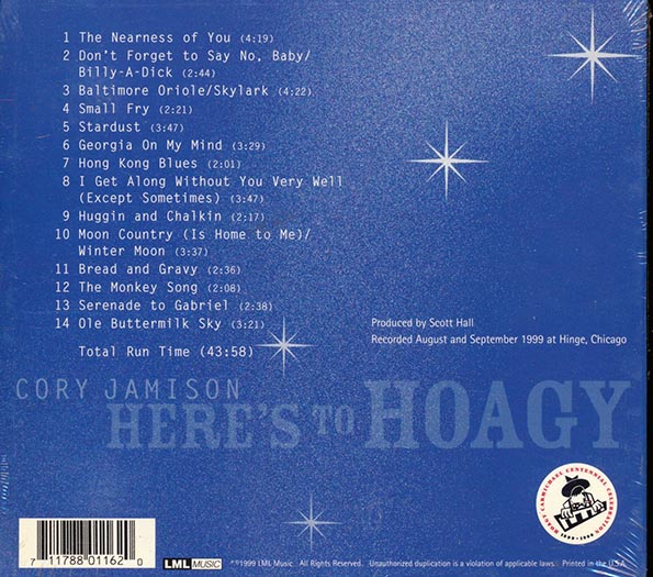 Cory Jamison - Here's To Hoagy