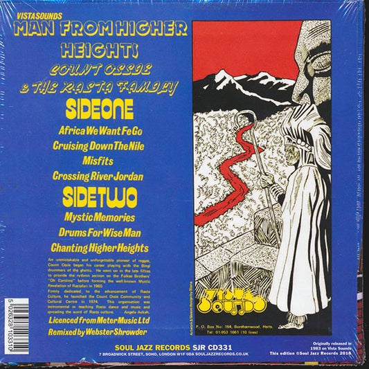 Count Ossie & The Rasta Family - Man From Higher Heights CD