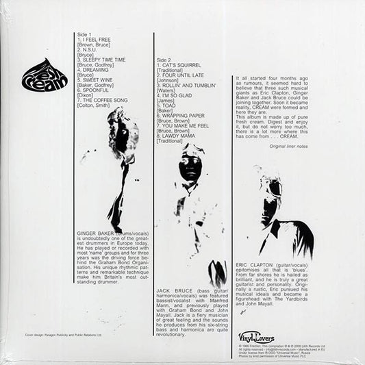 Cream - Fresh Cream (+5 bonus tracks) (180g)