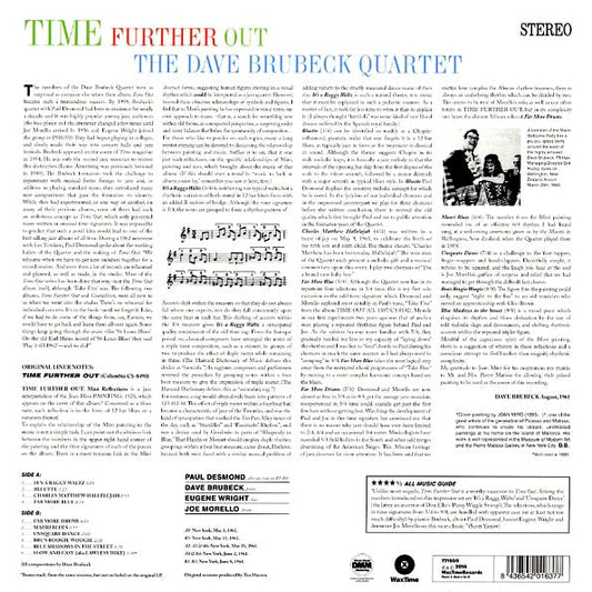 Dave Brubeck Quartet - Time Further Out (ltd. ed.) (180g)