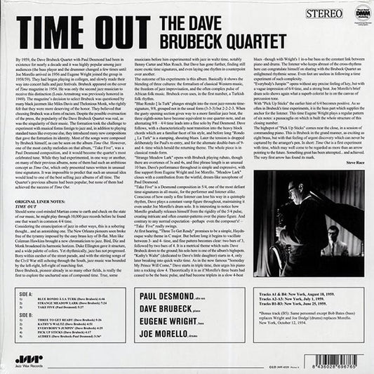 Dave Brubeck Quartet - Time Out (ltd. ed.) (180g) (remastered)