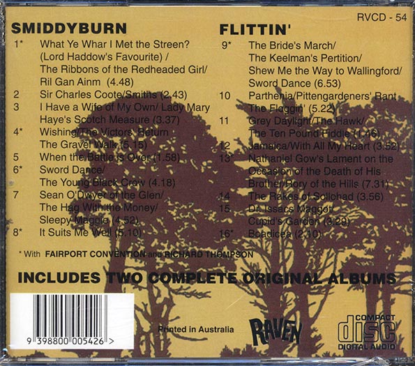 Dave Swarbrick - Smiddyburn + Slittin' (2 albums on 1 CD)