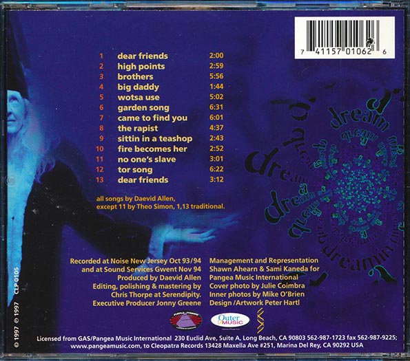 David Allen - Dreaming A Dream (marked/ltd stock) CD