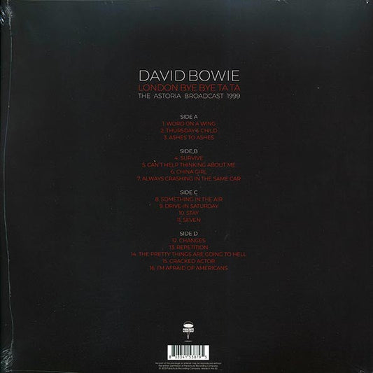 David Bowie - London Bye Bye Ta Ta: The Astoria Broadcast 1999 (2xLP)