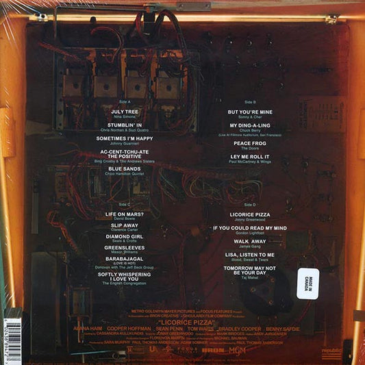 David Bowie, Nina Simone, Taj Mahal, The Doors, Chuck Berry, Sonny & Cher, Etc. - Licorice Pizza: Original Motion Picture Soundtrack (2xLP)