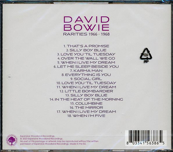 David Bowie - Rarities 1966-1968