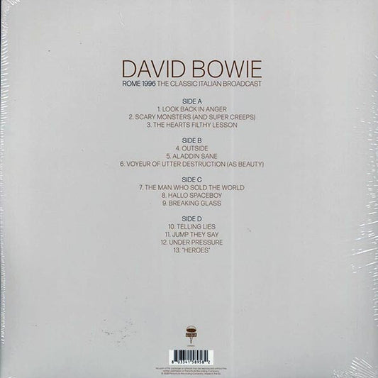 David Bowie - Rome 1996: The Classic Italian Broadcast (ltd. ed.) (2xLP) (clear vinyl)