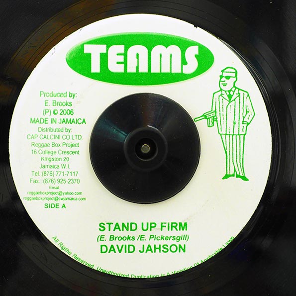 David Jahson - Stand Up Firm  /  Version (rhythm: "Skylarking")