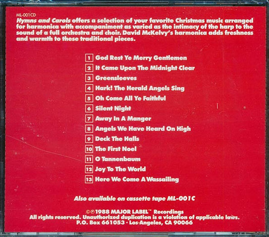 David McKelvy - Hymns & Carols: A Collection Of Your Favorite Christmas Music (Harmonica)