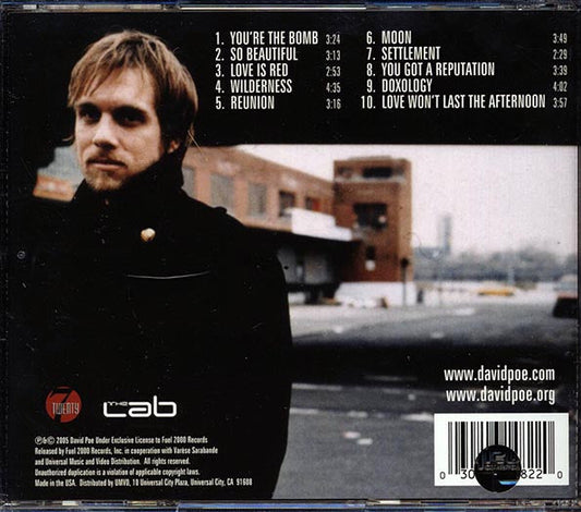 David Poe - Love Is Red (marked/ltd stock)