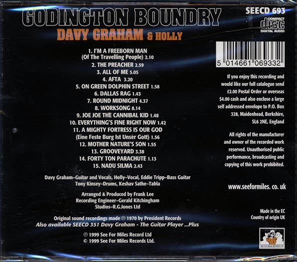 Davy Graham & Holly - Godington Boundry