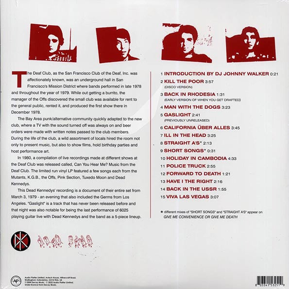Dead Kennedys - Live At The Deaf Club