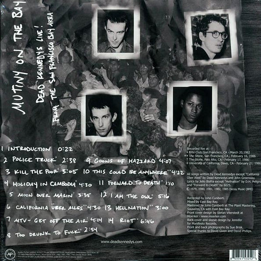 Dead Kennedys - Mutiny On The Bay: Dead Kennedys Live! From The San Francisco Bay Area (2xLP)