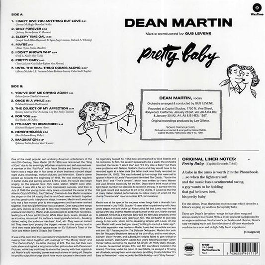 Dean Martin - Pretty Baby (+2 bonus tracks) (ltd. ed.) (180g)