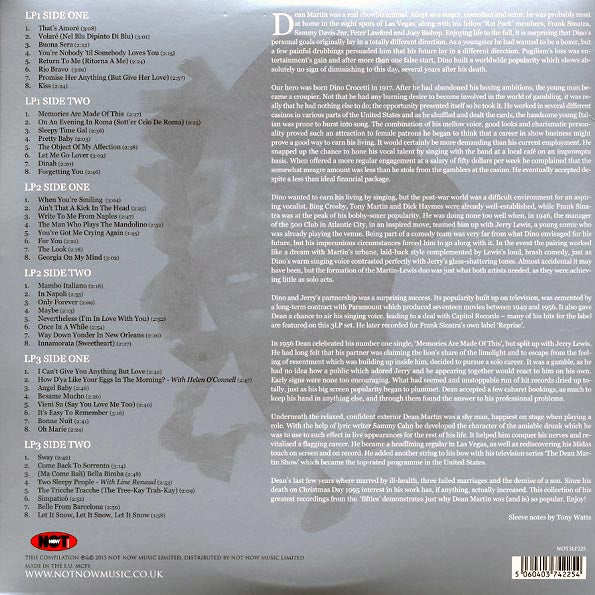 Dean Martin - The Platinum Collection (3xLP) (white vinyl)