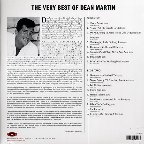 Dean Martin - The Very Best Of Dean Martin (180g) (colored vinyl)