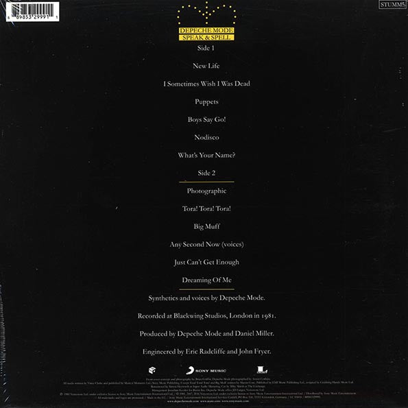 Depeche Mode - Speak & Spell (180g) (remastered)
