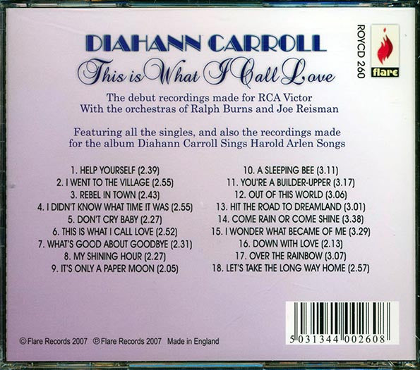 Diahann Carroll - This Is What I Call Love